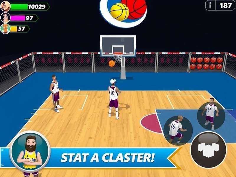 Basket Blitz Sari Slam gameplay screenshot